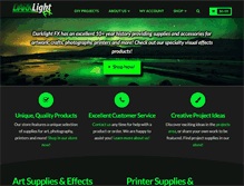 Tablet Screenshot of darklightfx.com
